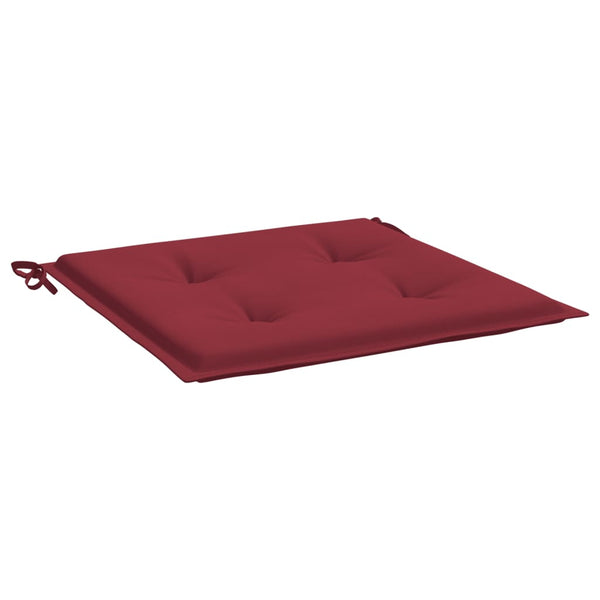 Gartenstuhl-Kissen 6 Stk. Weinrot 50x50x4 cm Oxford-Gewebe