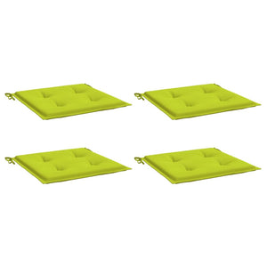 Gartenstuhl-Kissen 4 Stk. Knallgrün 50x50x4 cm Oxford-Gewebe