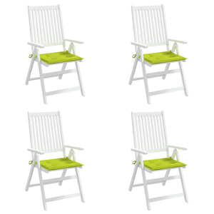 Gartenstuhl-Kissen 4 Stk. Knallgrün 50x50x4 cm Oxford-Gewebe