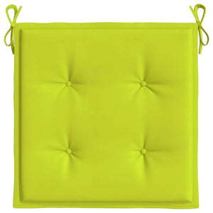 Gartenstuhl-Kissen 4 Stk. Knallgrün 50x50x4 cm Oxford-Gewebe