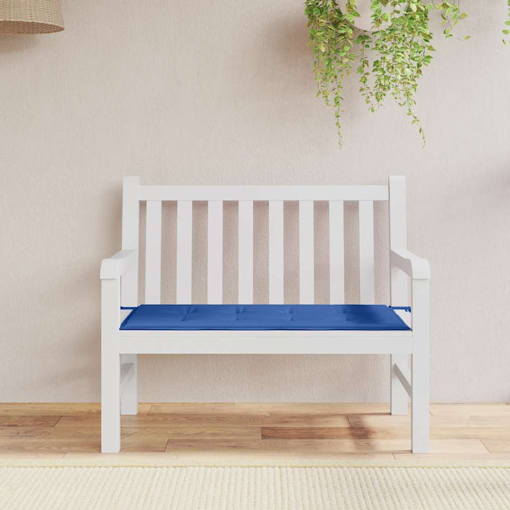 vidaXL Garden Bench Cushion Royal Blue 100x50x3 cm Oxford Fabric