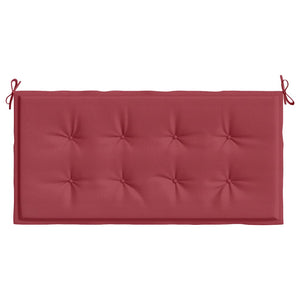 Gartenbank-Auflage Weinrot 120x50x4 cm Oxford-Gewebe