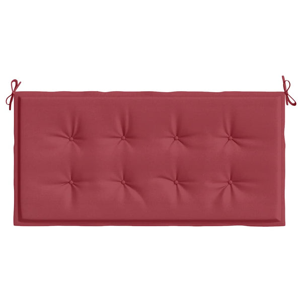 Gartenbank-Auflage Weinrot 120x50x4 cm Oxford-Gewebe