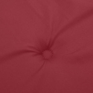 Gartenbank-Auflage Weinrot 120x50x4 cm Oxford-Gewebe