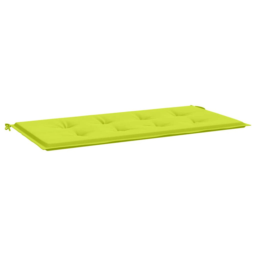 vidaXL Garden Bench Cushion Light Green 120x50x4 cm Oxford Fabric
