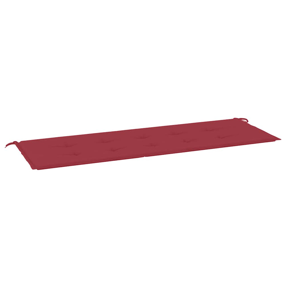 vidaXL Garden Bench Cushion Wine Red 150x50x4 cm Oxford Fabric