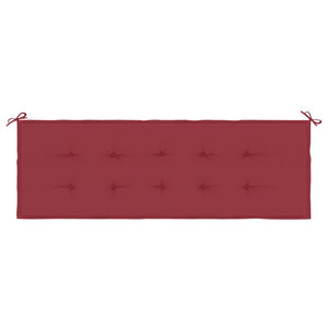 Gartenbank-Auflage Weinrot 150x50x4 cm Oxford-Gewebe