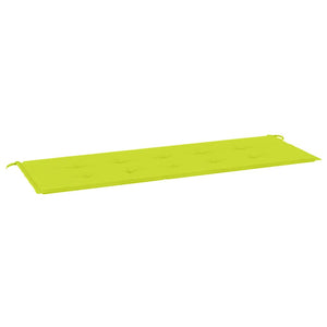 Gartenbank-Auflage Hellgrün 150x50x3 cm Oxford-Gewebe