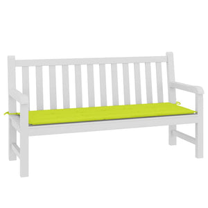 Gartenbank-Auflage Hellgrün 150x50x3 cm Oxford-Gewebe