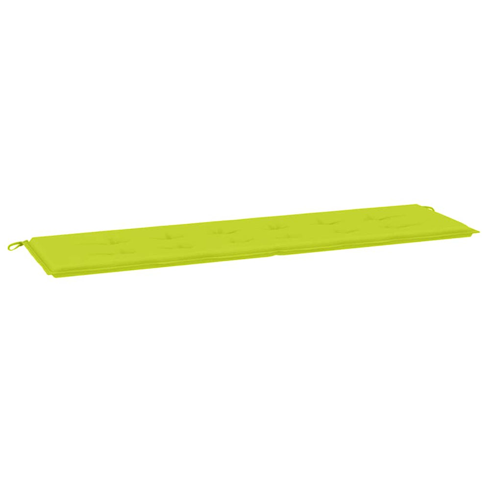 vidaXL Garden Bench Cushion Light Green 180x50x3 cm Oxford Fabric