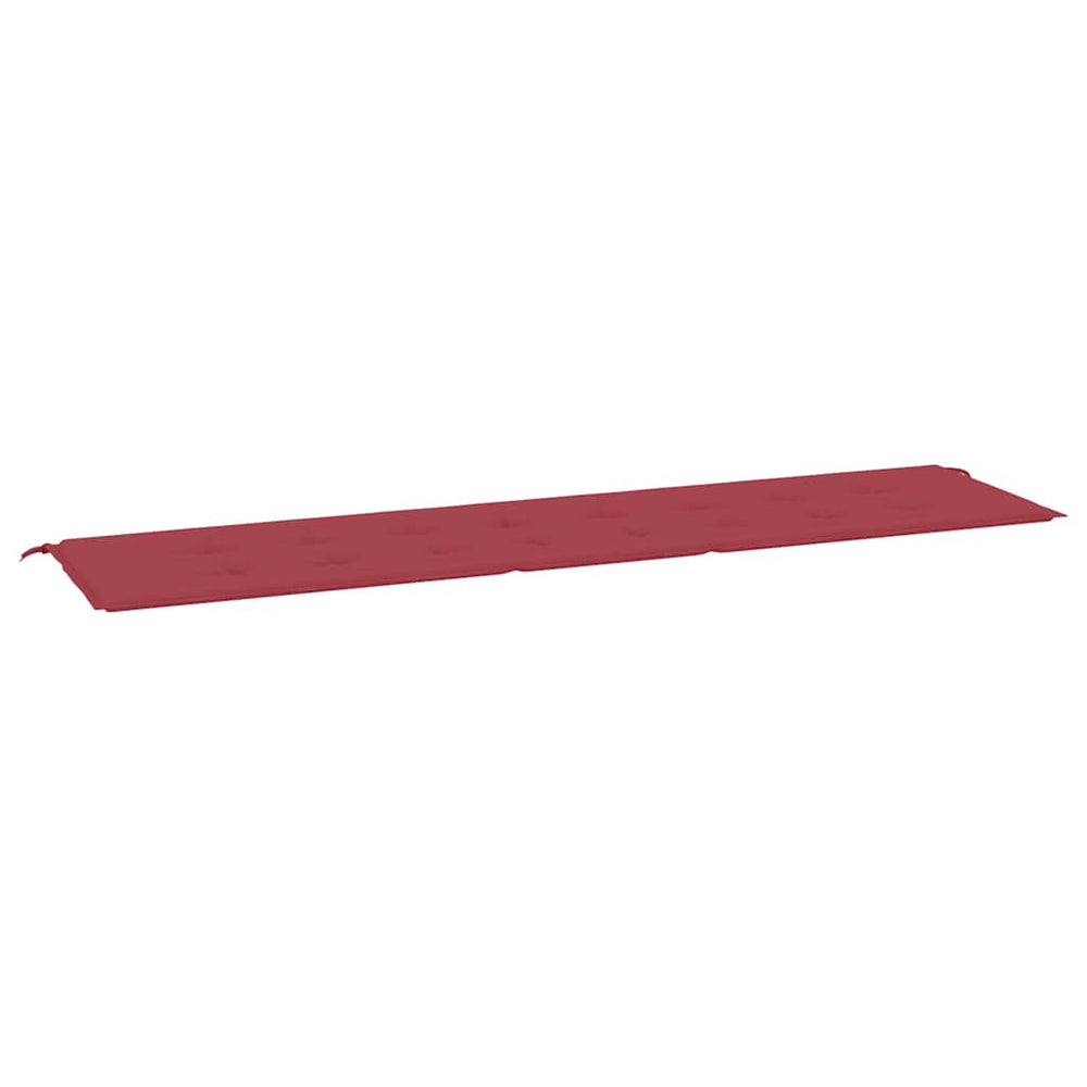 vidaXL Garden Bench Cushion Wine Red 200x50x4 cm Oxford Fabric