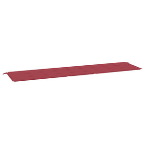Gartenbank-Auflage Weinrot 200x50x4 cm Oxford-Gewebe