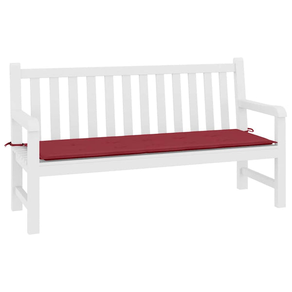 Gartenbank-Auflage Weinrot 200x50x4 cm Oxford-Gewebe