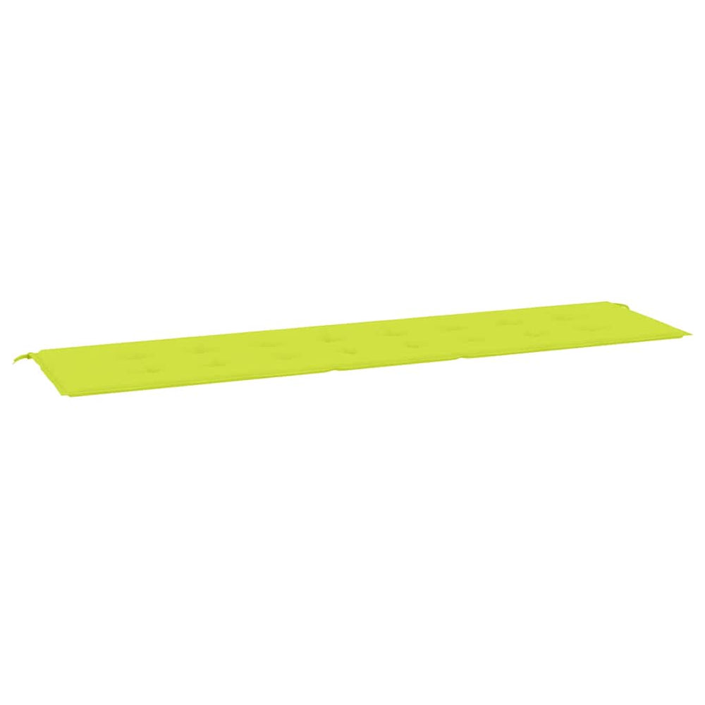 vidaXL Garden Bench Cushion Light Green 200x50x4 cm Oxford Fabric