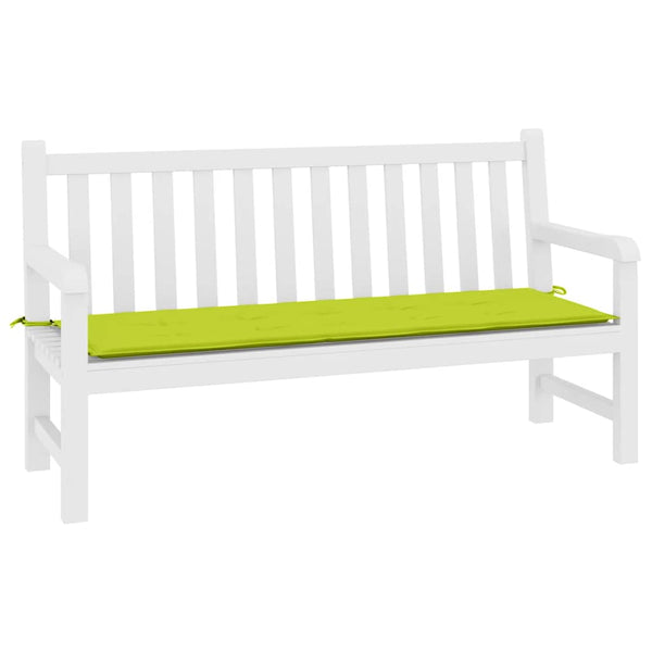 Gartenbank-Auflage Hellgrün 200x50x4 cm Oxford-Gewebe