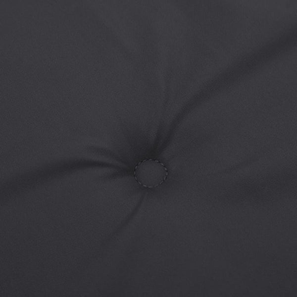 Gartenstuhlauflagen für Hochlehner 6 Stk. Schwarz 120x50x3 cm