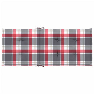 Gartenstuhlauflagen für Hochlehner 4 Stk. 120x50x3 cm Stoff