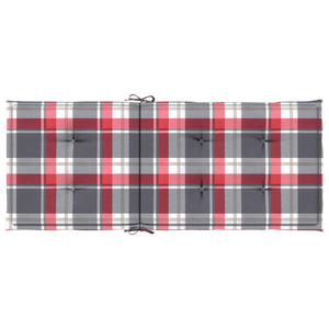 vidaXL Coussins de chaise de jardin pour dossiers hauts 6 pcs 120x50x3 cm Tissu