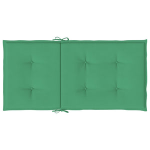 Gartenstuhlauflagen für Niedriglehner 6 Stk. Grün 100x50x3 cm
