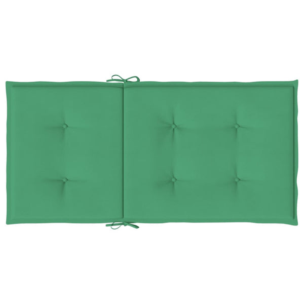 Gartenstuhlauflagen für Niedriglehner 6 Stk. Grün 100x50x3 cm