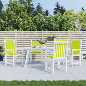 Gartenstuhlauflagen für Niedriglehner 4Stk Knallgrün 100x50x3cm