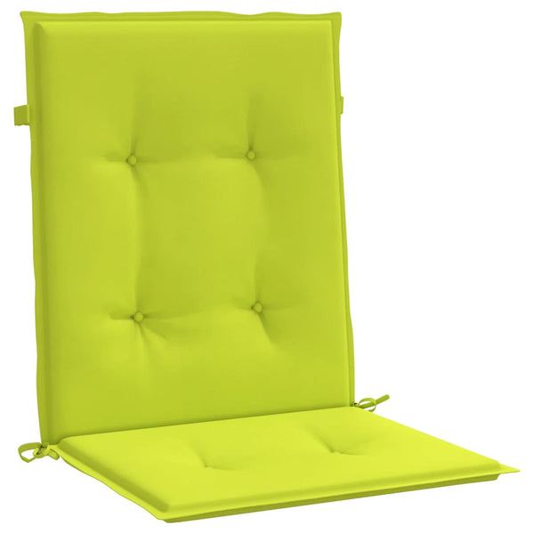 Gartenstuhlauflagen für Niedriglehner 6Stk Knallgrün 100x50x3cm
