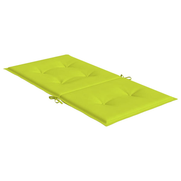 Gartenstuhlauflagen für Niedriglehner 6Stk Knallgrün 100x50x3cm