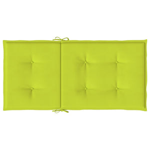Gartenstuhlauflagen für Niedriglehner 6Stk Knallgrün 100x50x3cm