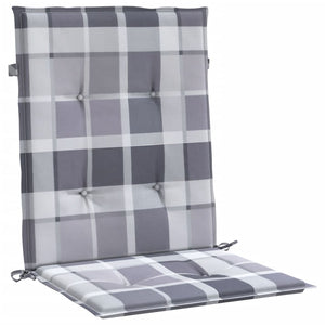 vidaXL Coussins de chaise de jardin pour dossier bas 4 pcs 100x50x3 cm