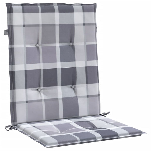 vidaXL Coussins de chaise de jardin pour dossier bas 4 pcs 100x50x3 cm