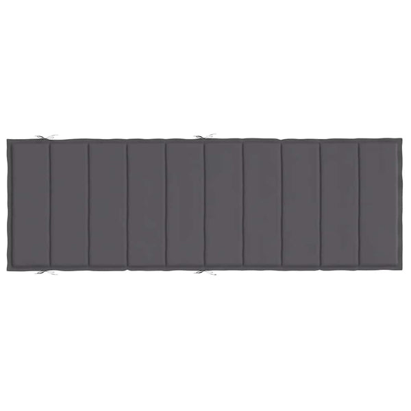 Sonnenliegen-Auflage Anthrazit 186x58x4 cm Oxford-Gewebe