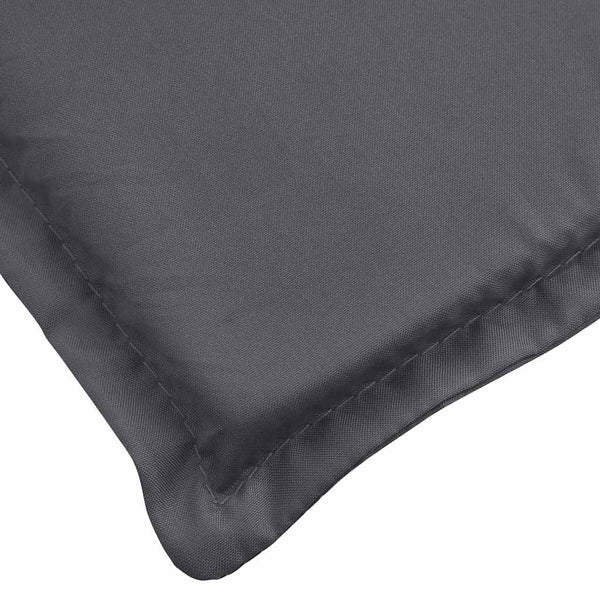 Sonnenliegen-Auflage Anthrazit 186x58x4 cm Oxford-Gewebe