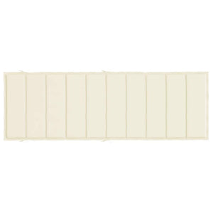 Sonnenliegen-Auflage Creme 186x58x4 cm Oxford-Gewebe