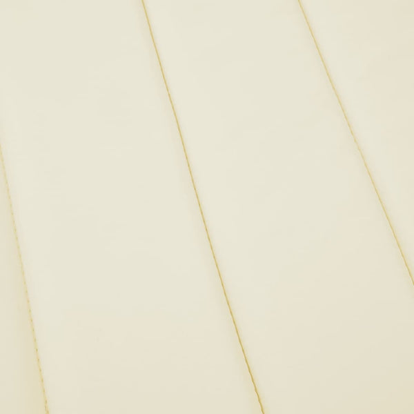 Sonnenliegen-Auflage Creme 186x58x4 cm Oxford-Gewebe