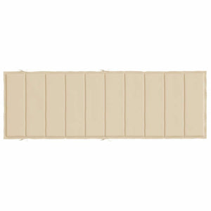 Sonnenliegen-Auflage Beige 186x58x4 cm Oxford-Gewebe