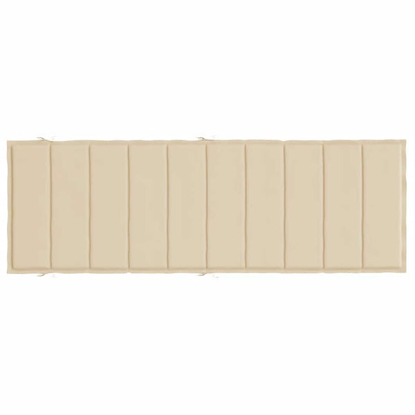 Sonnenliegen-Auflage Beige 186x58x4 cm Oxford-Gewebe