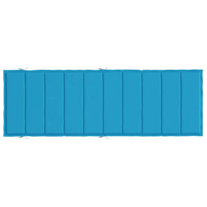 Sonnenliegen-Auflage Blau 186x58x4 cm Oxford-Gewebe