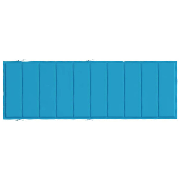 Sonnenliegen-Auflage Blau 186x58x4 cm Oxford-Gewebe