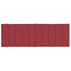 Sonnenliegen-Auflage Weinrot 186x58x4 cm Oxford-Gewebe