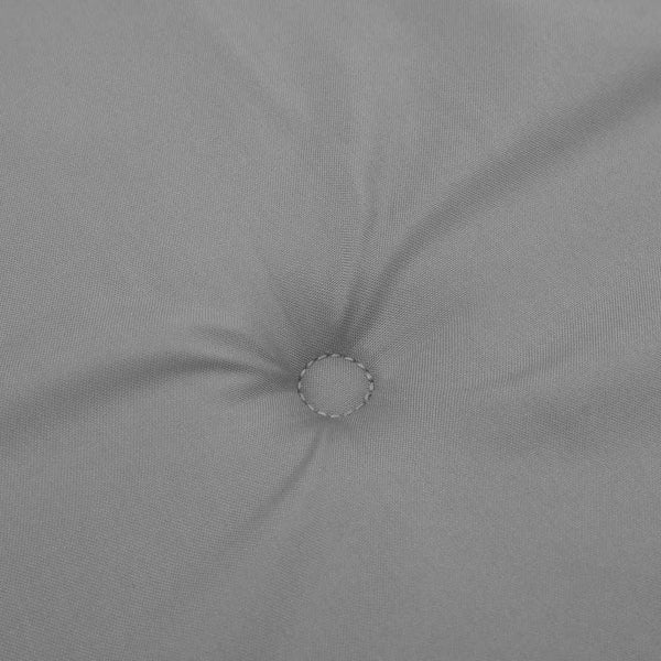 Liegestuhl-Auflage Grau (75+105)x50x4 cm