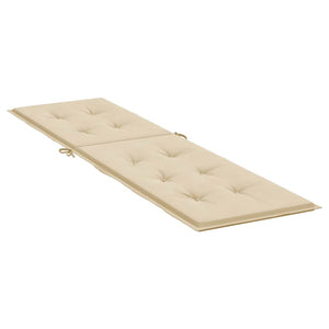 Liegestuhl-Auflage Beige (75+105)x50x4 cm