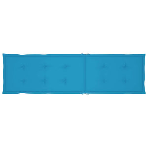 Liegestuhl-Auflage Blau (75+105)x50x4 cm