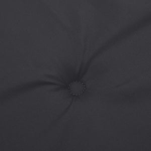 Liegestuhl-Auflage Schwarz (75+105)x50x4 cm
