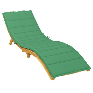 Sonnenliegen-Auflage Grün 200x50x3 cm Oxford-Gewebe