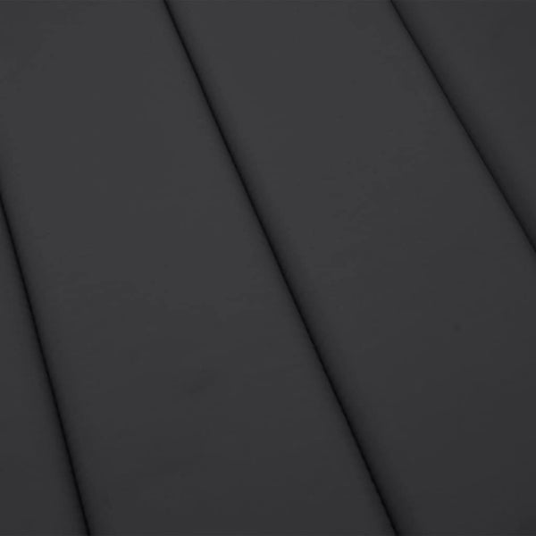 Sonnenliegen-Auflage Schwarz 200x50x3 cm Oxford-Gewebe