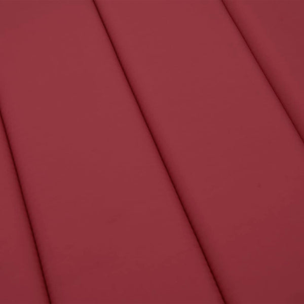 Sonnenliegen-Auflage Weinrot 200x50x3 cm Oxford-Gewebe