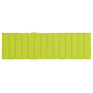 Sonnenliegen-Auflage Hellgrün 200x50x3 cm Oxford-Gewebe