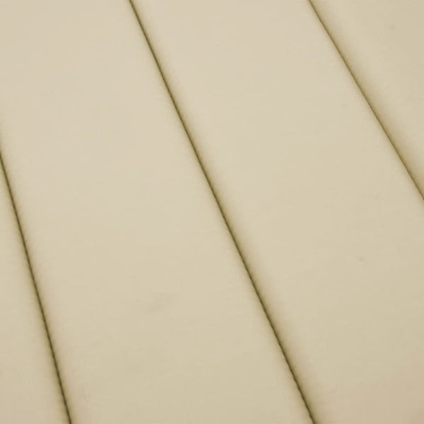 Sonnenliegen-Auflage Beige 200x60x3 cm Oxford-Gewebe