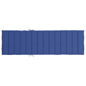Sonnenliegen-Auflage Königsblau 200x60x3 cm Oxford-Gewebe