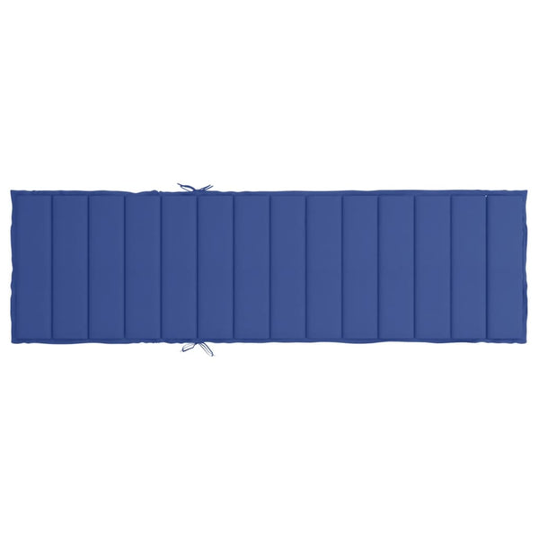 Sonnenliegen-Auflage Königsblau 200x60x3 cm Oxford-Gewebe